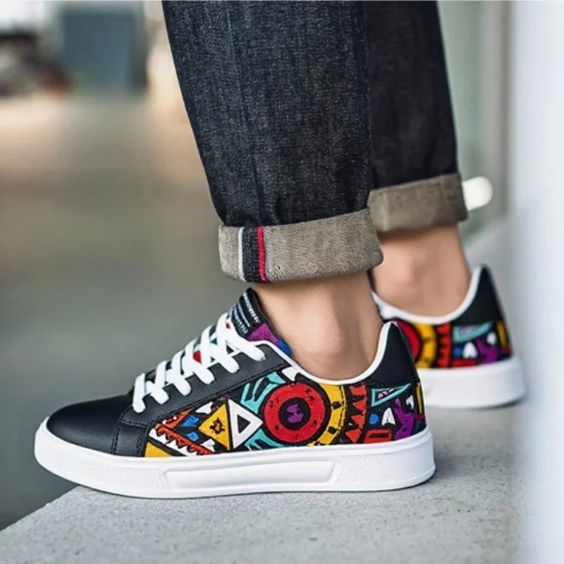 YRZL Womens Casual Sneakers Lightweight Skateboard Shoes for Men Soft Sole Comfortable Walking Shoes Unisex Fashion Sneakers