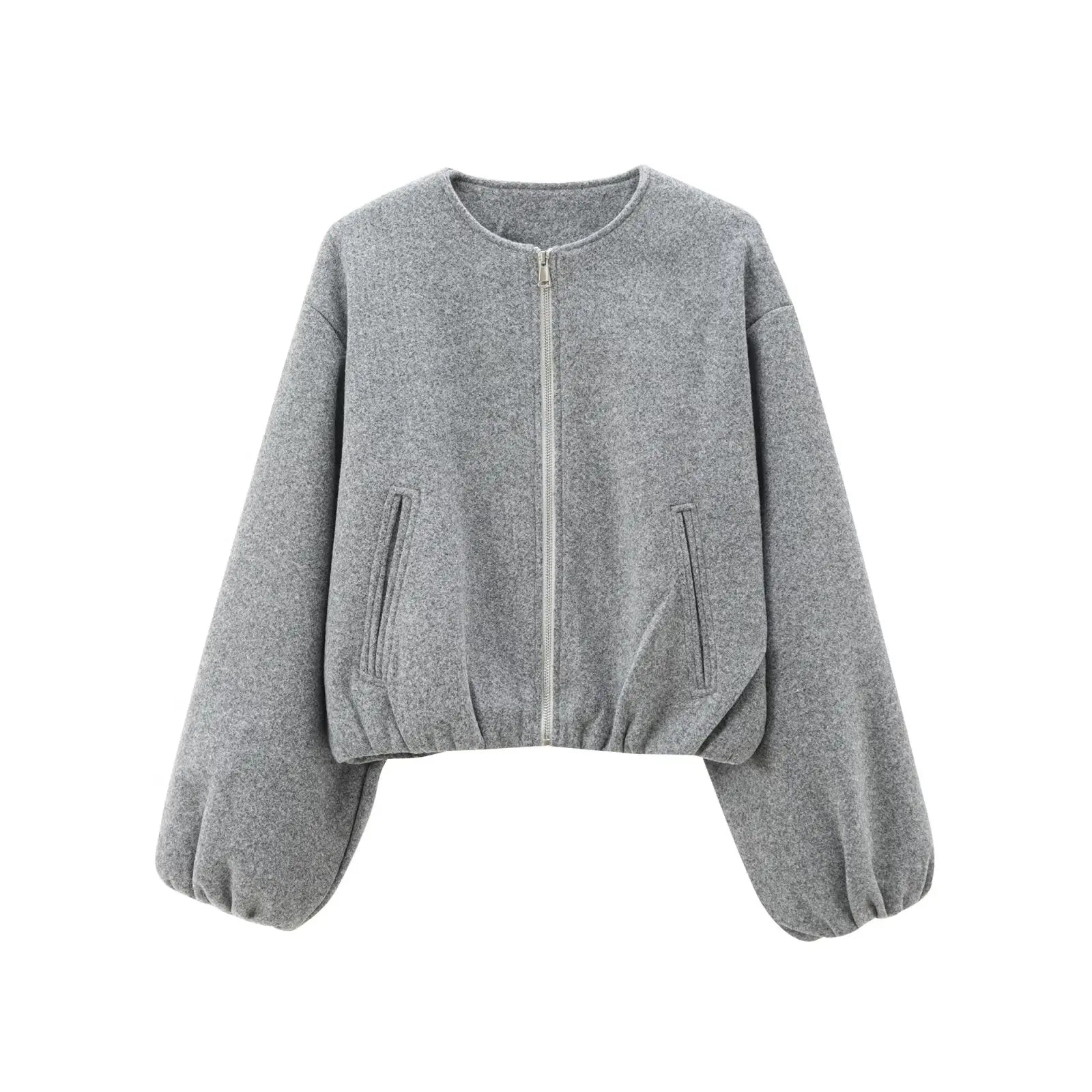 MUJER 2025 Fleece Bomber Jackets for Women Soft Zipper Woman's Sports Jacket Long Sleeve Cropped Jacket Women Coats Outerwears