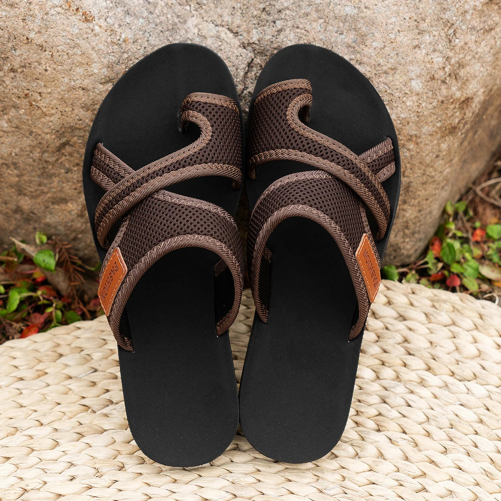 Women's Casual Sporty Sandals Breathable Comfortable Skin-Friendly Flat Bottom Slip-On Slippers