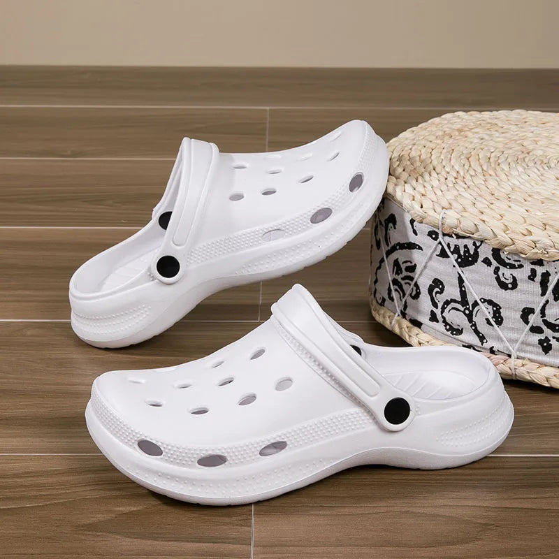Summer Men Clogs Sandals Men's and Women's Leisure Slippers Beach Slides Home Garden Shoes Outdoor Sandals Plus Size 46 47 48