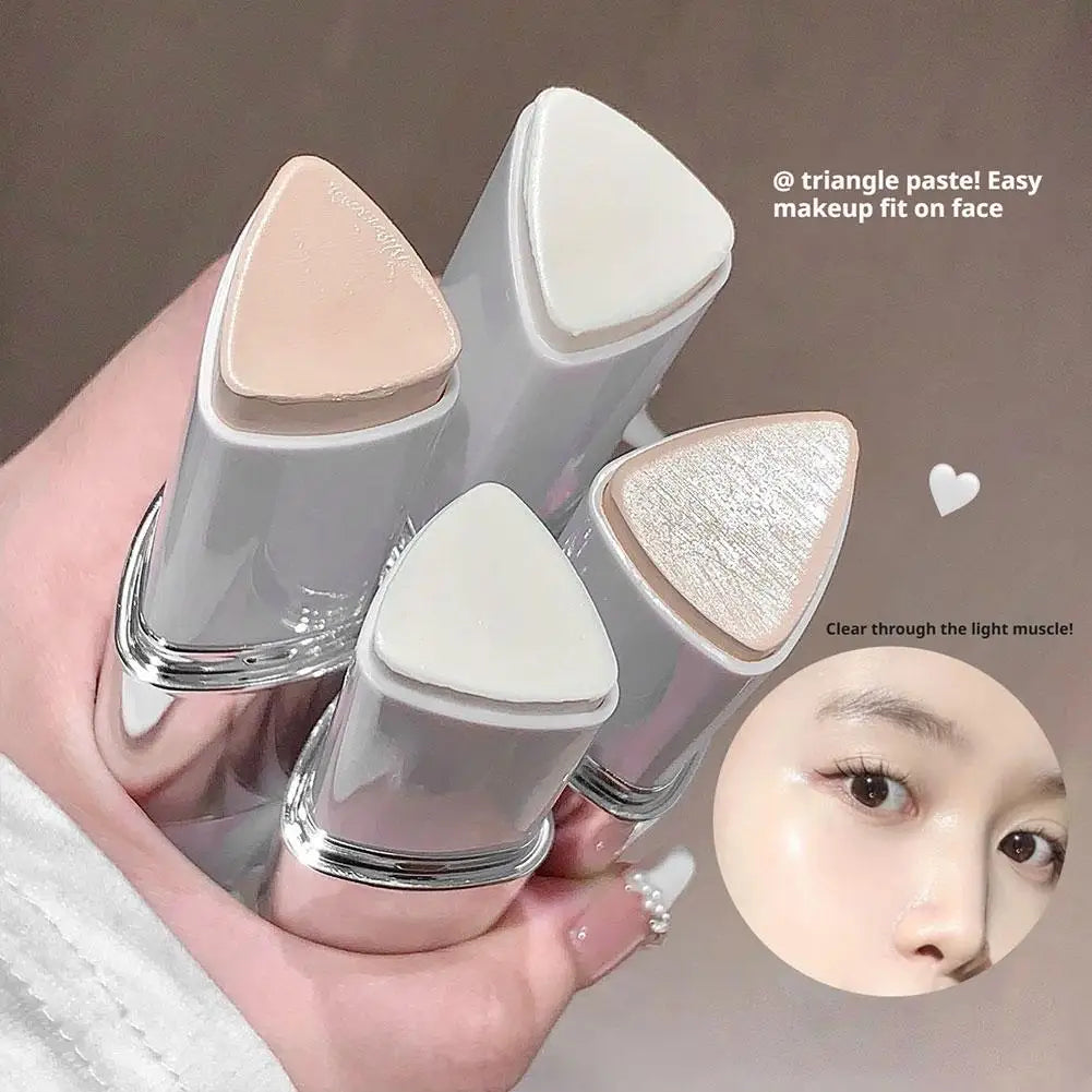 Dual-ended Foundation Stick Natural Matte Ivory White Natural Color Foundation Stick Even Out Skin Tone Provides Spot Foundation