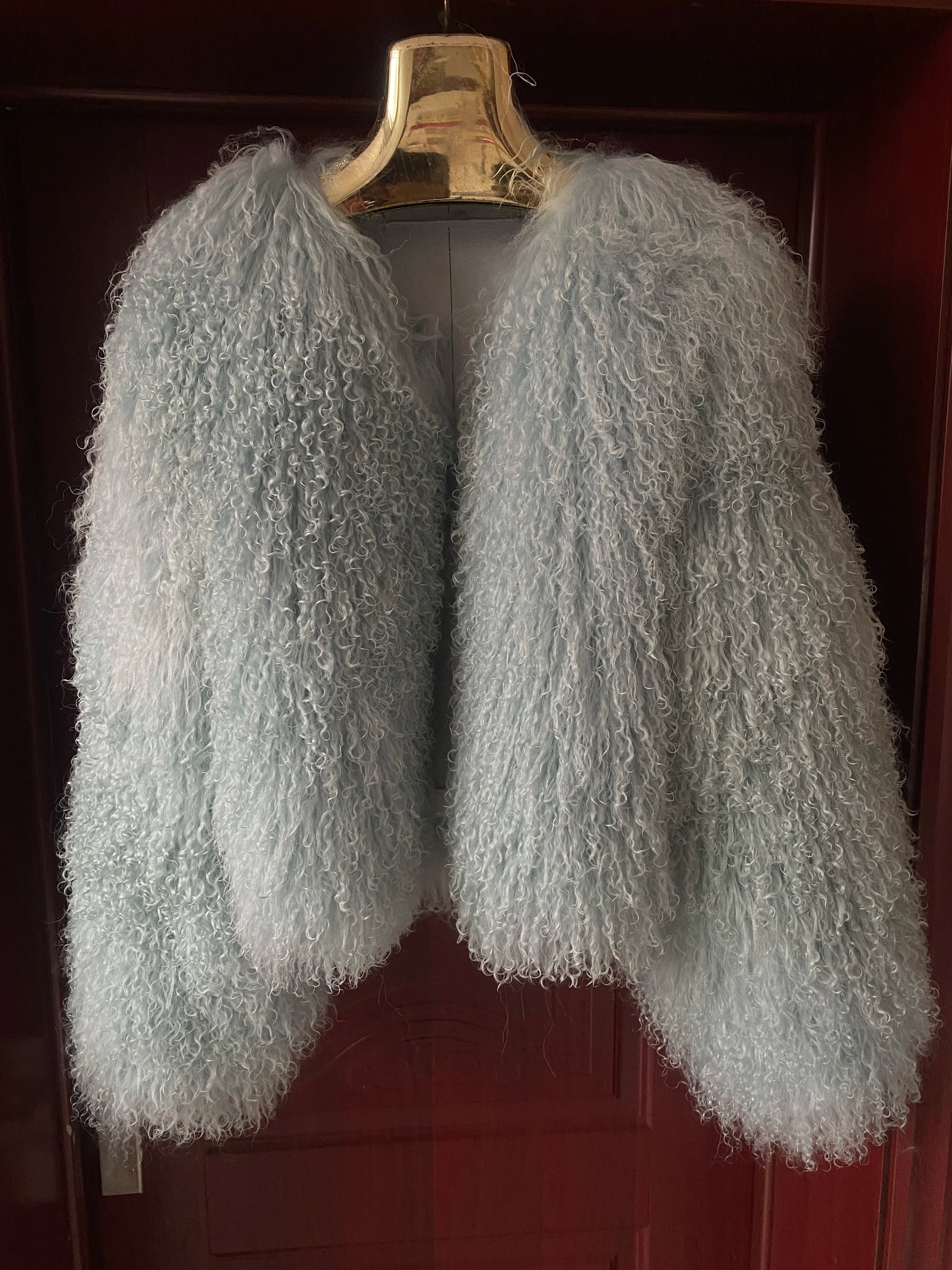 New Winter Autumn Fashion Real Fur Jacket Women Genuine Mongolia Sheep Fur Coat