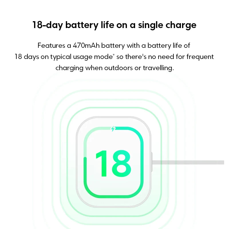 Global Version Redmi Watch 5 Lite 1.96'' AMOLED display 18-Day Battery life Built-in GNSS 5ATM Bluetooth® calling