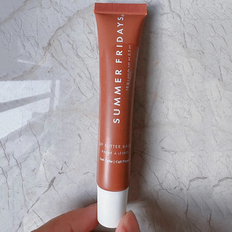 Summer Friday's Vanilla Beige Lip Balm Moisturizing Transparent Lipstick Set Smooth Soft Tube Mirror Lip Gloss Lip Makeupv