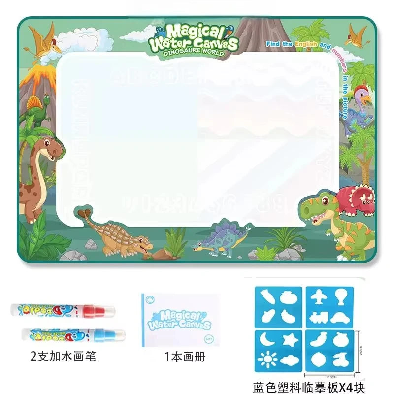 Oversized Magical Water Canvas pens Montessori Toys Learning Blanket Writing  Drawing Repeated Graffiti Painting  toy