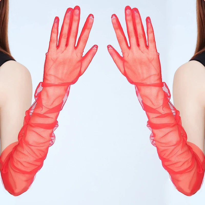 New Year Bar DS Performance Costume Sexy Gogo Leader Outfit Retro Red Black Splittytying Flag Robe Women's Stage Costume