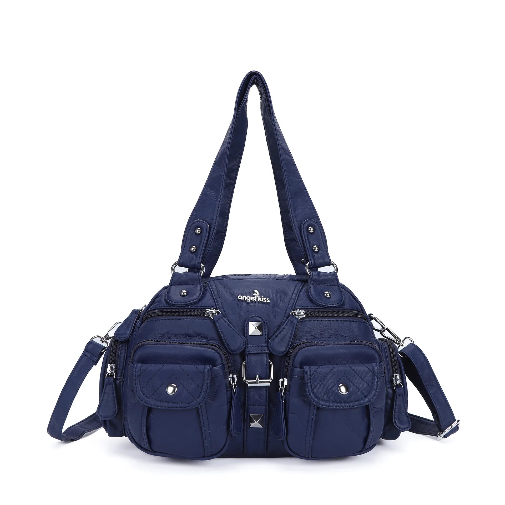 Vintage Women Handbags Satchel Top-handle Handbag PU Shoulder Bag Dumpling Pack Give Gifts Shoulder Bags Phone Money Pack
