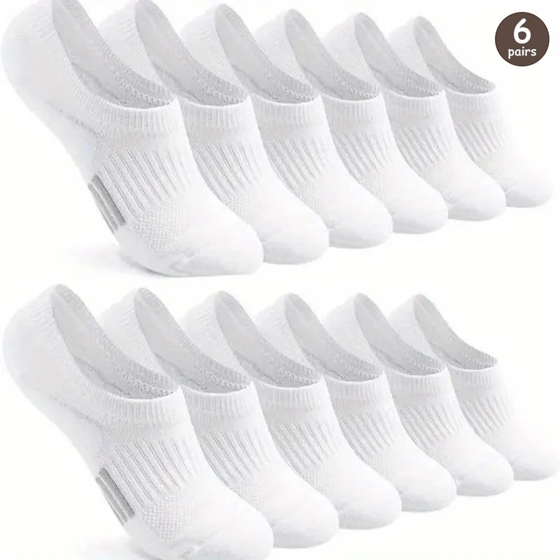 5 Pairs Women Cartoon Patterned Socks Trendy Versatile Breathable Sweat Wicking Deodorizing Antibacterial Comfortable Socks