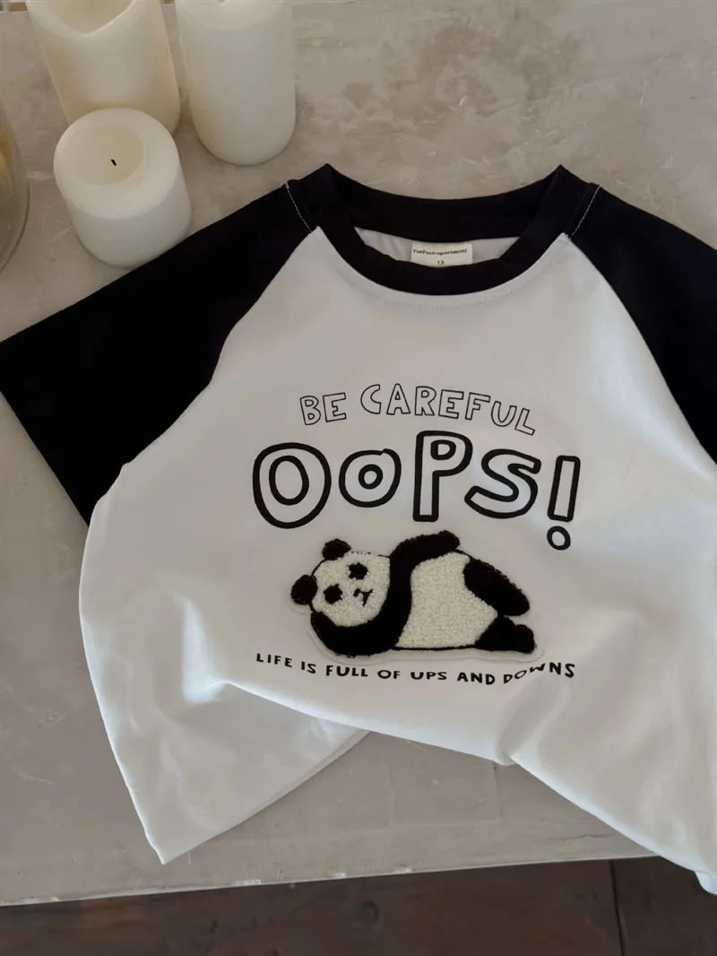 1-6 Age Kids Clothing Summer Short Sleeve Tops Tees Boutique Fashion Children's Clothes Crewneck T-shirt Loose Casual Boy Tshirt