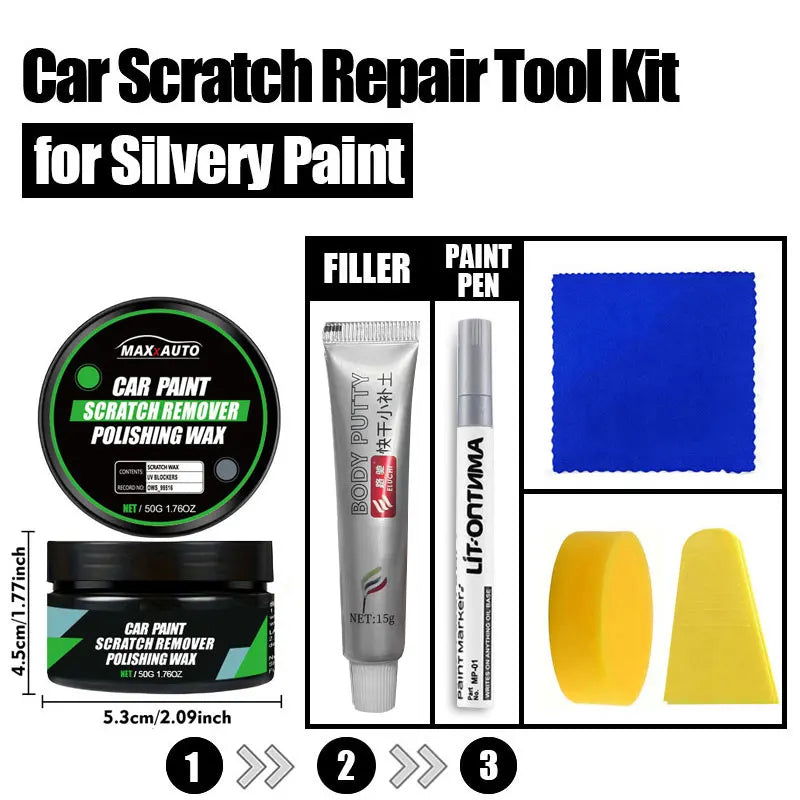 Upgraded Car Scratch Remover Kit Car Scratch Repair Paste Polishing Automotive Swirl Remover Anti Scratch Polish Wax