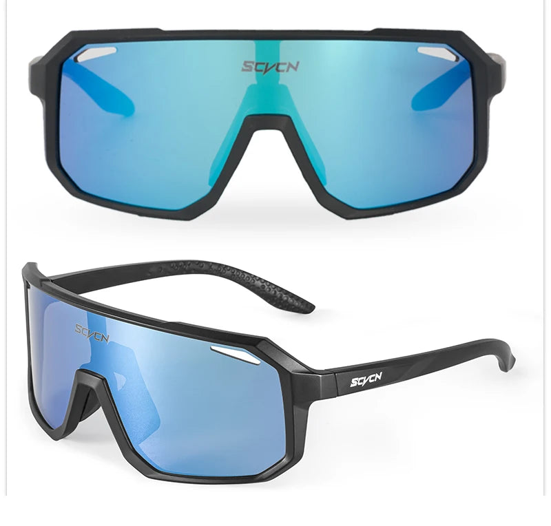 SCVCN Men bicycle Cycling Sunglasses Woman MTB road bike Driving Goggles Outdoor Sports running Glasses UV400 Hiking Eyewear