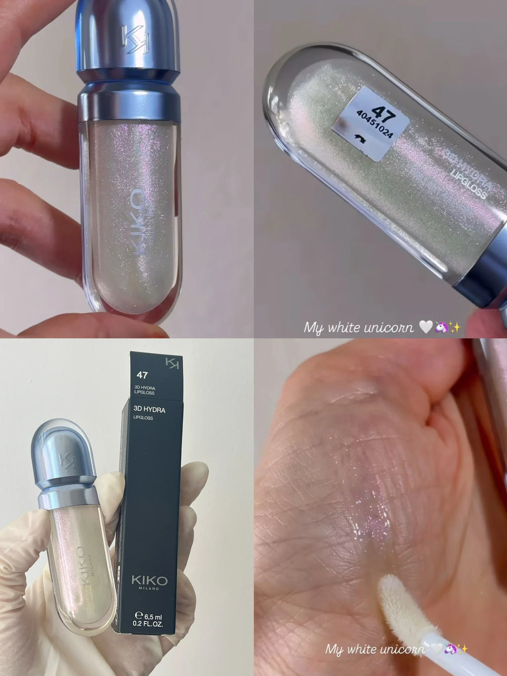 KIKO 3D Liquid Lip Glaze Transparent Lip Gloss Mirror Lipstick Nourishing Glossy Full Lips Not Fading Milk Tea Bean Paste Makeup
