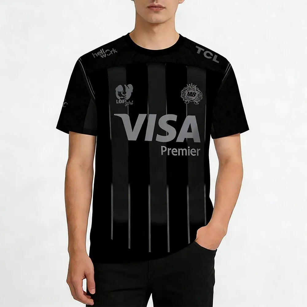 2026 New Gentle Mates Esports Jersey M8 Team Men's Sports Breathable Quick-Drying Uniform Unisex Streetwear Short-Sleeve T-Shirt