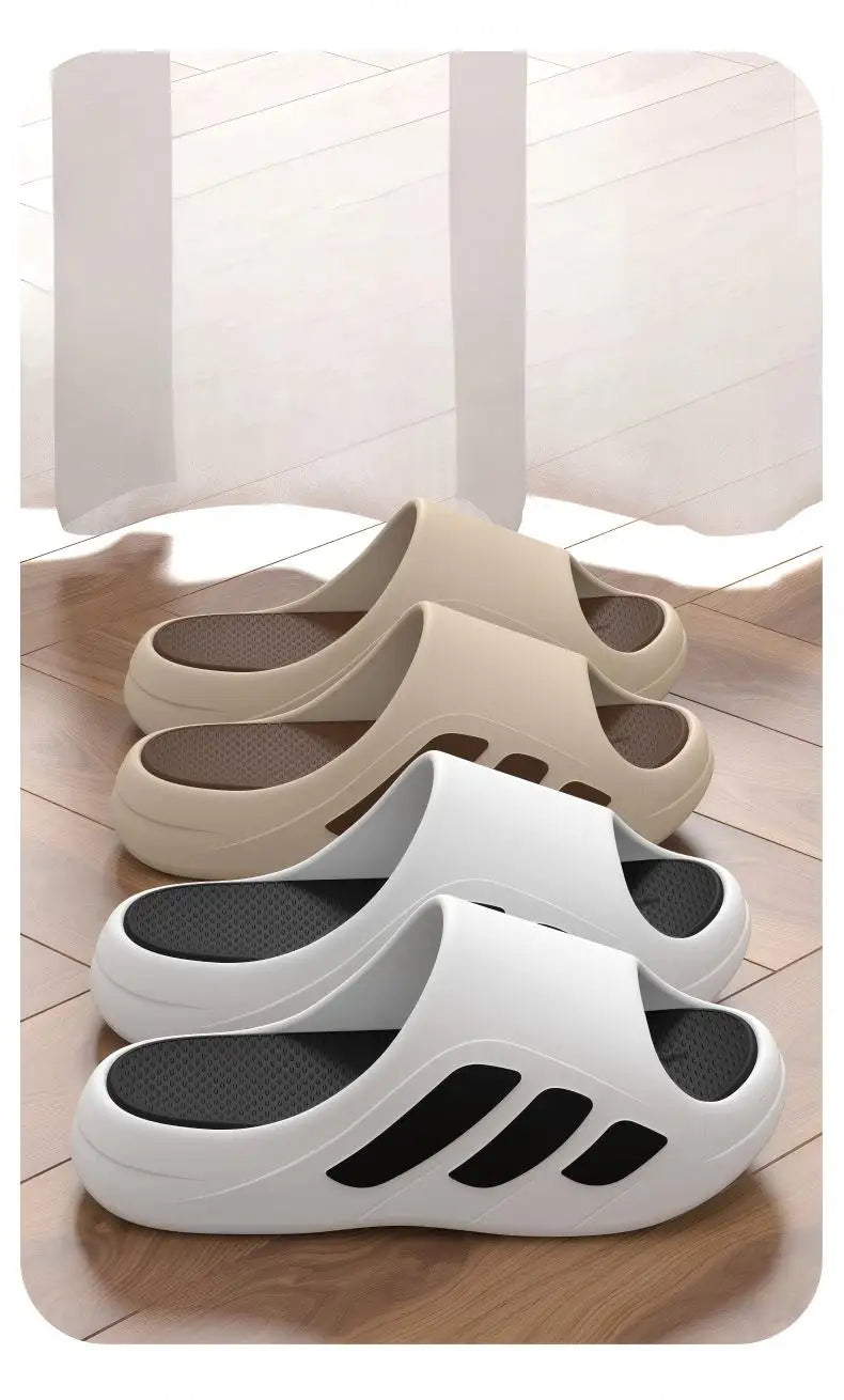 Women's Trendyy Outdoor Couple's Sandals Eva Non-Slip Wear-Resistant Slippers for Men and Women Indoor Home Silent Slippers