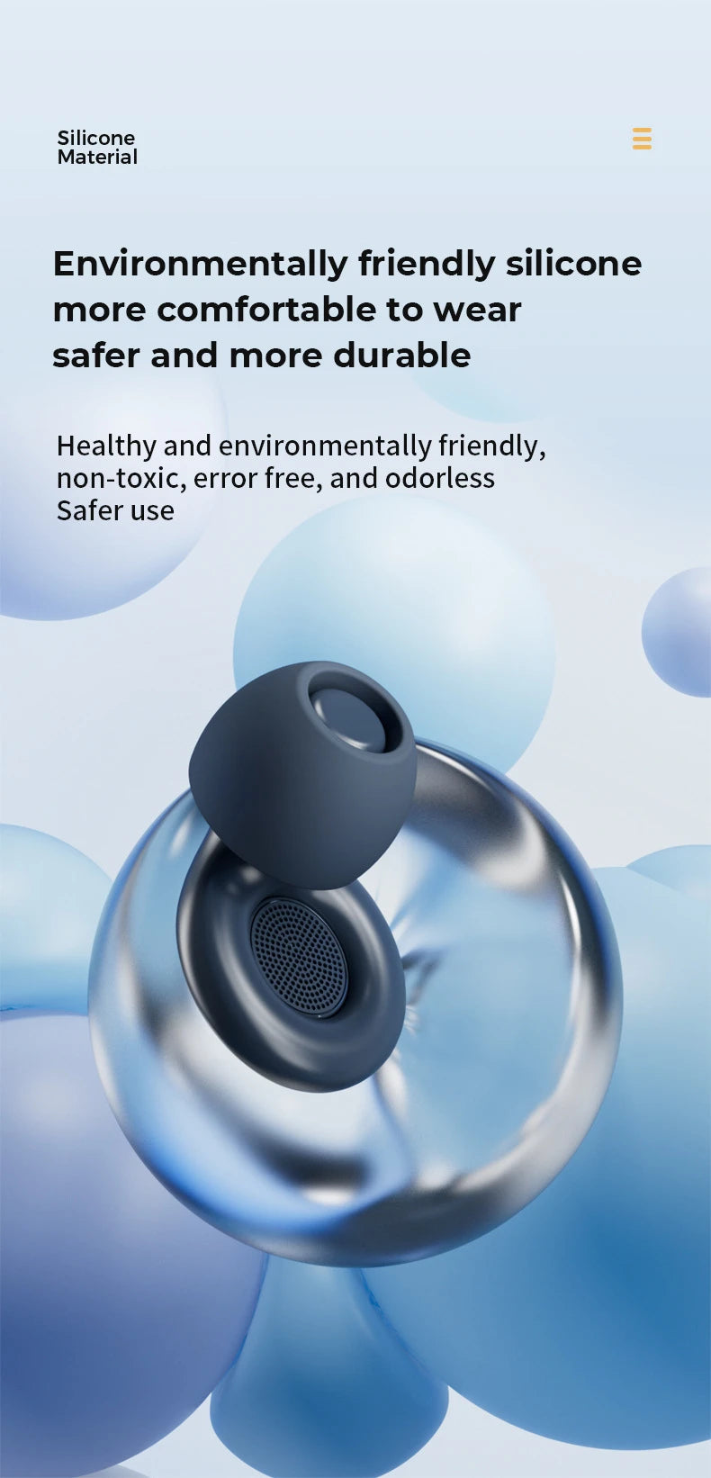 Quiet Ear Plugs for Sleeping Noise Reduction Super Soft Reusable Hearing Protection Anti noise earplugs for Concerts Travel Work