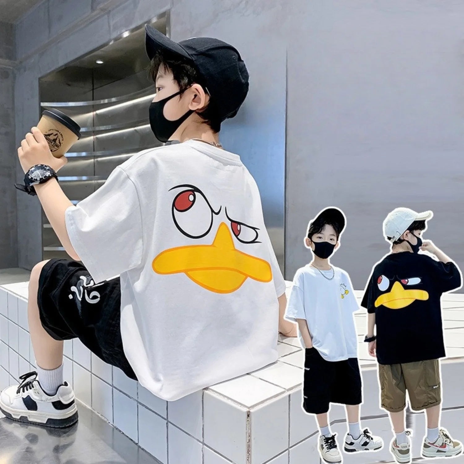 2026 New Pure Cotton Children's Summer Short-Sleeve T-Shirt for Big Kids,Summer T-Shirt
