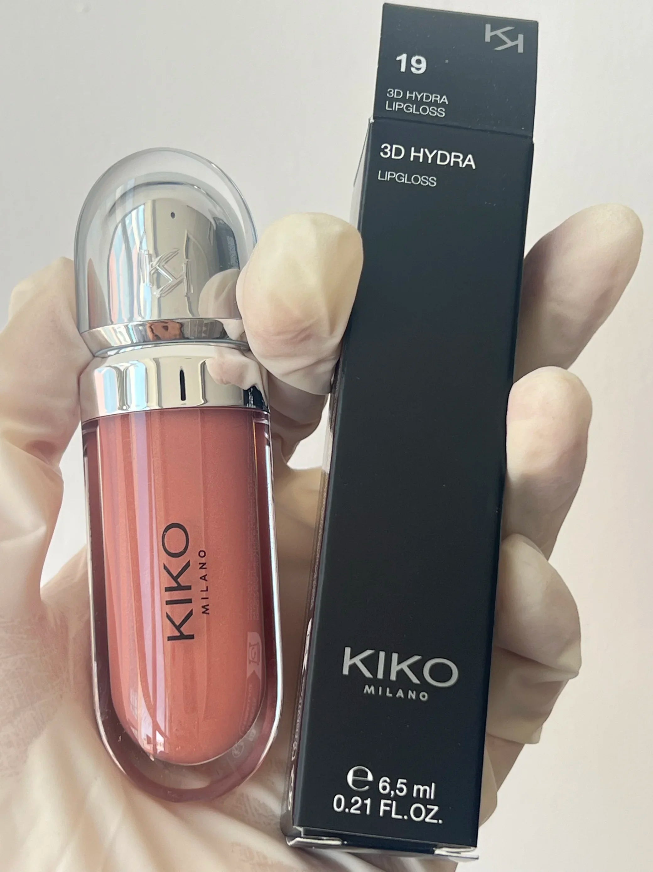 KIKO 3D Liquid Lip Glaze Transparent Lip Gloss Mirror Lipstick Nourishing Glossy Full Lips Not Fading Milk Tea Bean Paste Makeup