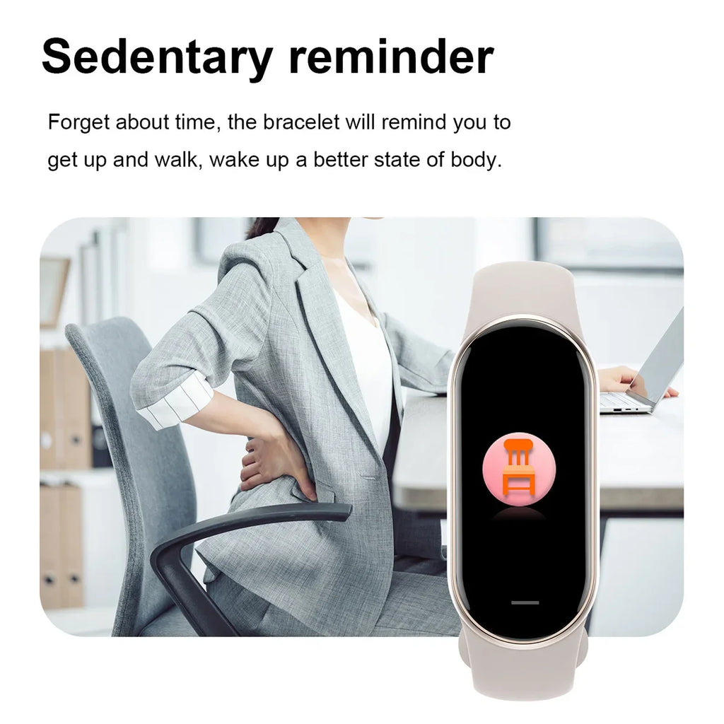 2026 New Hot Amoled Men Smart Band Women Heart Rate Smart Wartch Waterproof Smart Bracelet Sport Fitness Tracker For Android IOS