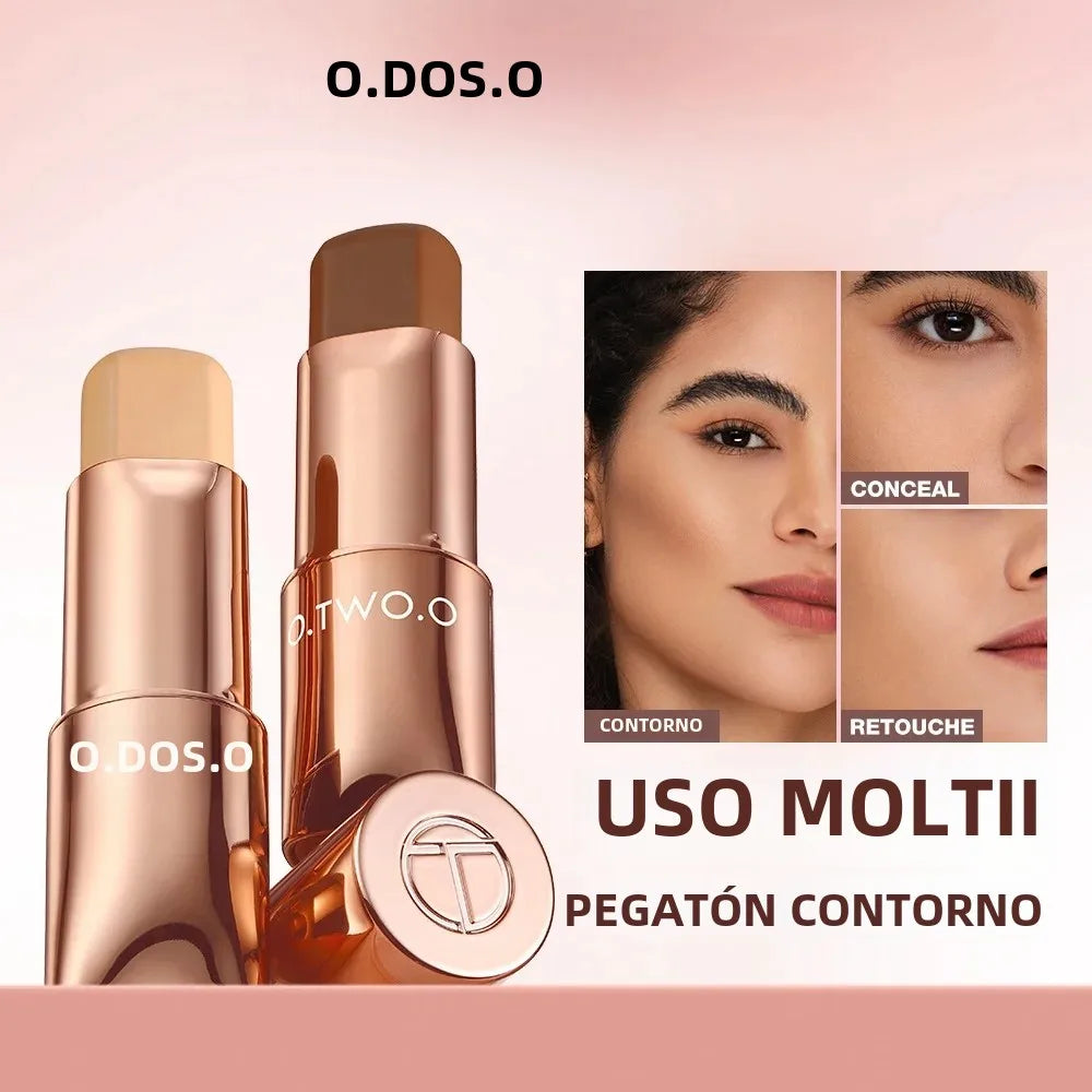 O.TWO.O Contour Stick Cream Long-wear Lightweight Brighten Stick Easy to Sculpt Face Concealer Bronzer Contouring Makeup Pen