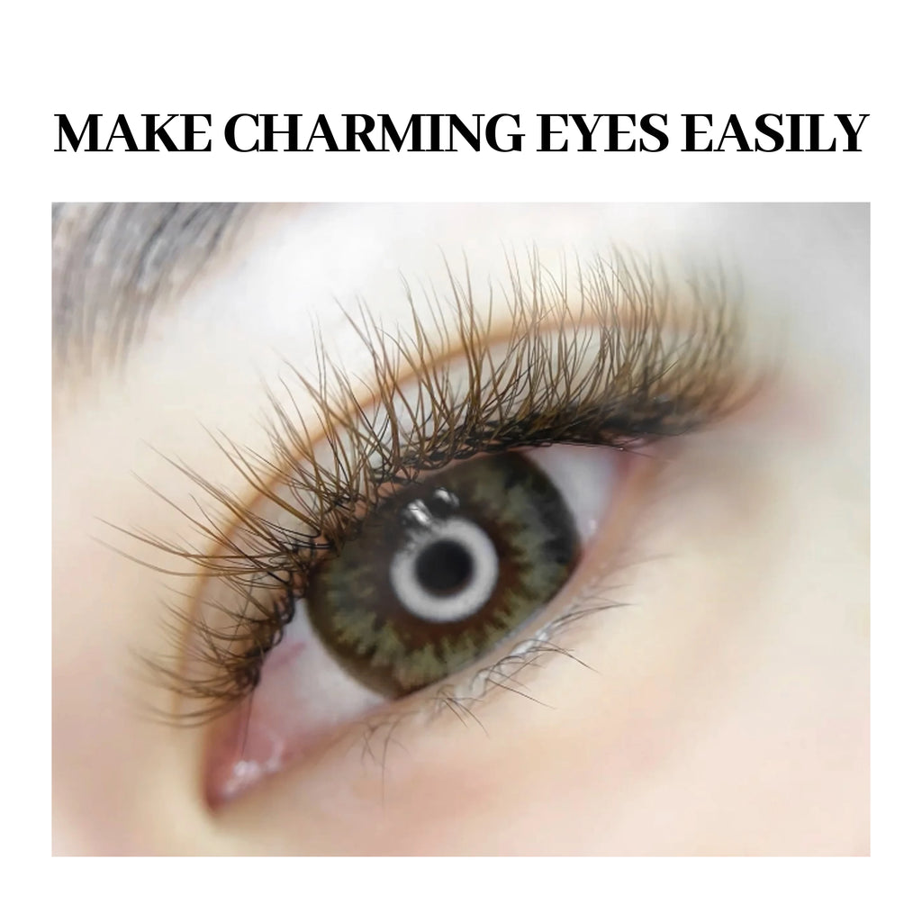XIUSUZAKI Brown W Shaped Lashes 2D 3D 4D 5D YY Automatic Flowering Premade Fans 2 Tips 3D Eyelashes Extensions Individual Lashes