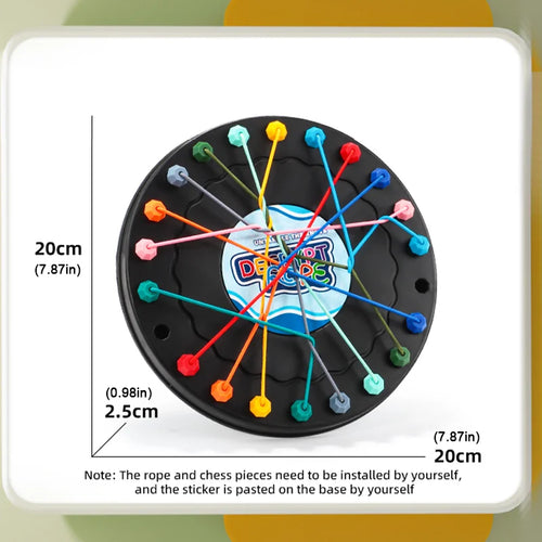 2025 New Rope Breaking Battle Challenge Puzzle Toy Knot Toy Children's Rope Decoding Game Logic Training