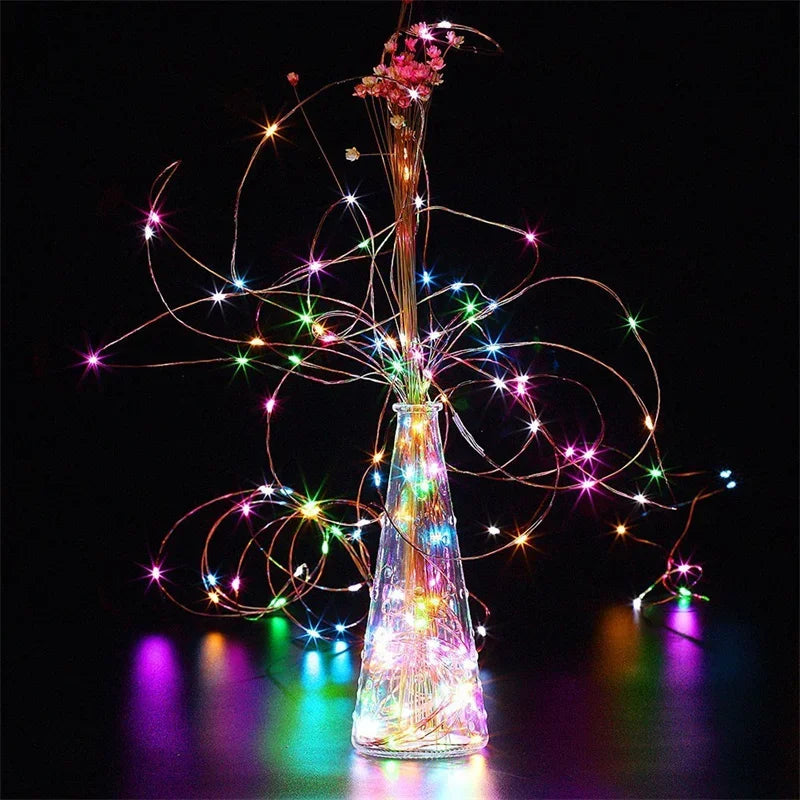 LED Solar Light Outdoor Garden Fairy String Light Led Twinkle Waterproof Lamp for Christmas Patio Tree Party 7m/12m/23m/33m
