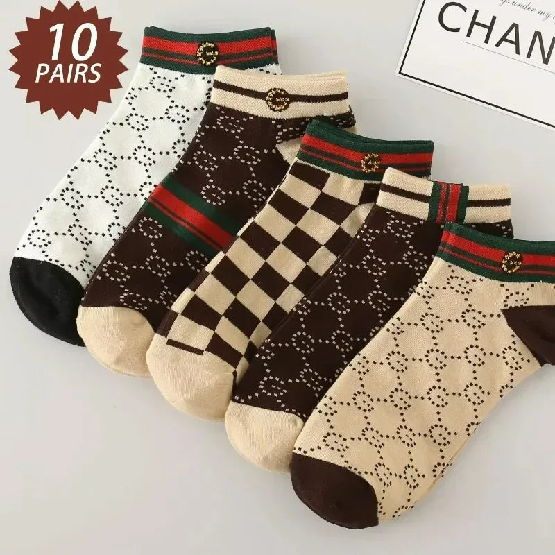 10/20 pcs Men's Thin Breathable Low-Cut Socks - Anti-Odor, Moisture-Wicking, Lightweight, Comfortable & Versatile for Daily Wear