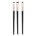 3pcs/set Blade Eyeliner Brush Eyebrow Brush Portable Flat Fine Eye Liner Brow Contour Makeup Brushes Makeup Tool