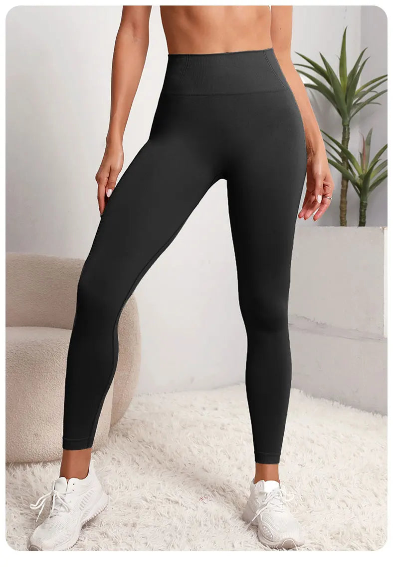 Women High Waist Butt Lifting Leggings Tummy Control Workout Pants Soft Stretchy Comfortable Yoga Running Sports