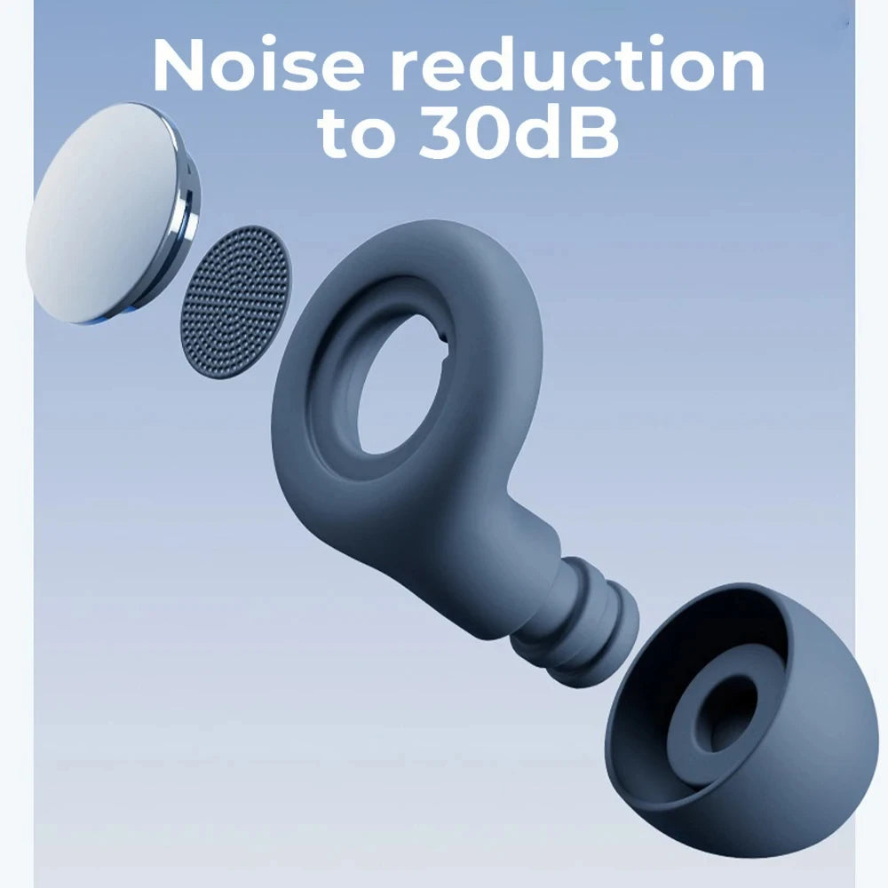 Quiet Ear Plugs for Sleeping Noise Reduction Super Soft Reusable Hearing Protection Anti noise earplugs for Concerts Travel Work