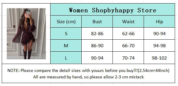 Elegant Floral Printed Mini Dress Women V-neck Short Sleeves Waist-cinching Ruffle Hem Dresses 2026 Lady Summer Vacation Gowns