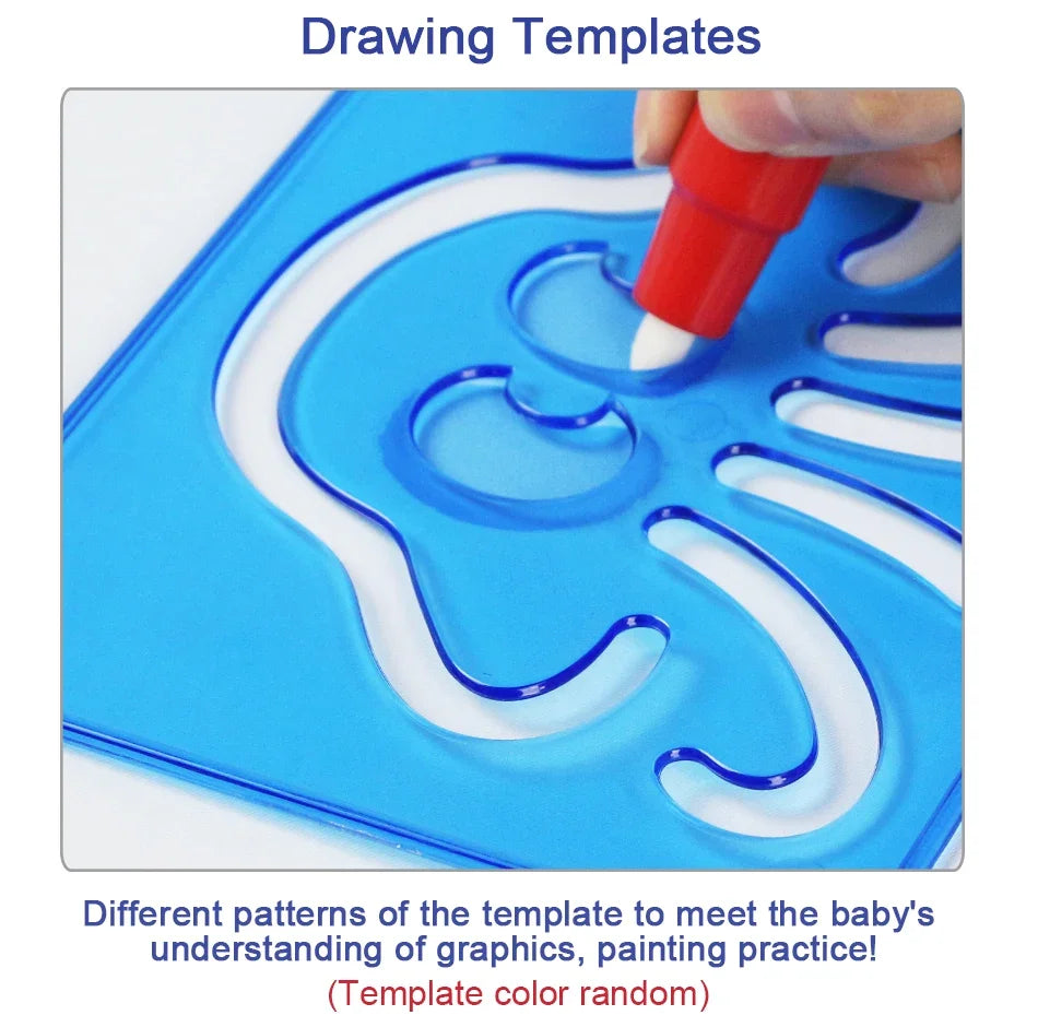 Oversized Magical Water Canvas pens Montessori Toys Learning Blanket Writing  Drawing Repeated Graffiti Painting  toy