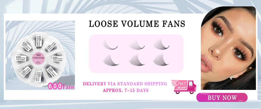 CoMango Easy Fan Lashes Extension DIY 2d/3d/4d/10d Faux Mink Blooming Eye Lash Extensions 0.03/0.05/0.07 Makeup Lashes