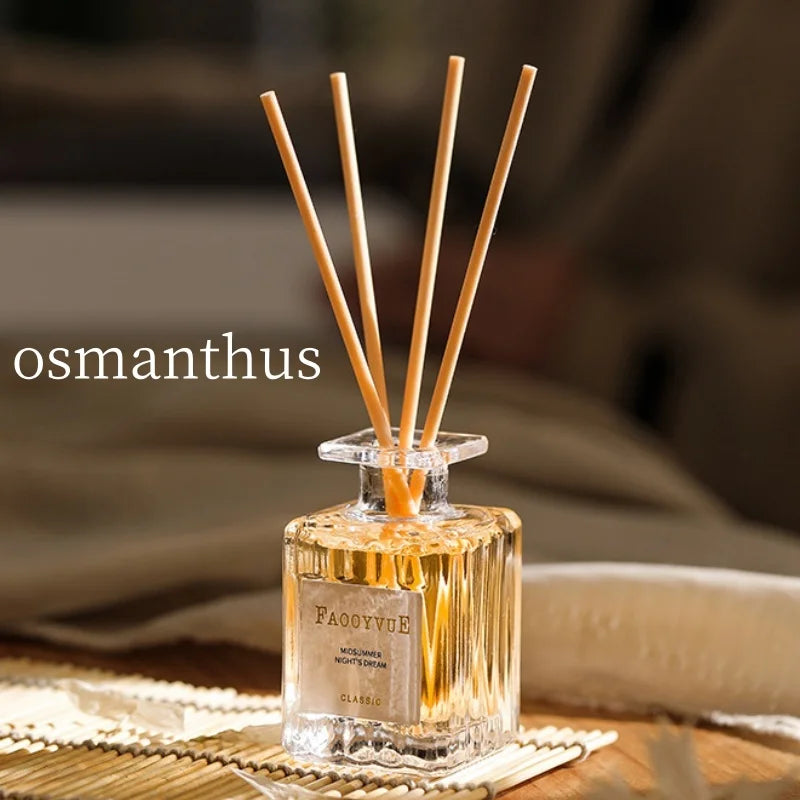 50ml Flameless Reed Diffuser Aromatherapy Essential Oil Lavender Eaglewood Fragrance Oil Air Freshener Home Room Decoration