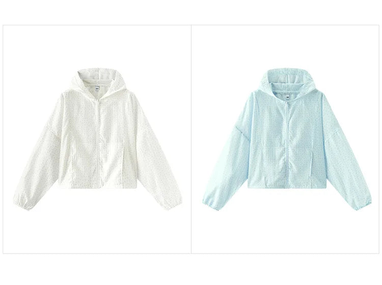 Semir Jacket Women Floral Print Girly 2025 New Summer Oversize Hooded Jacket Sweet for Casual and Trendy Outfits