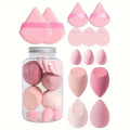 14pcs Makeup Sponge Set Canned High Quality Non-Latex Soft For Liquid Bb Cream Powder Application Dry Wet Dual-Use Powder Puff