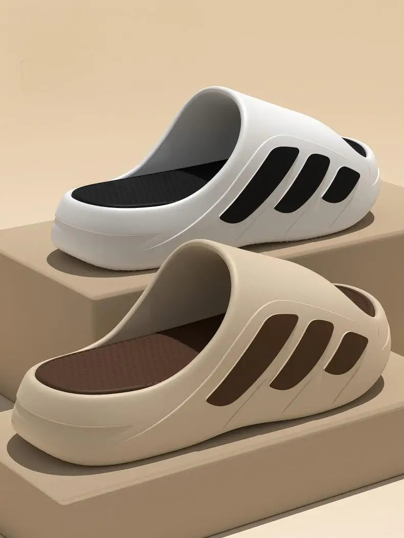Women's Trendyy Outdoor Couple's Sandals Eva Non-Slip Wear-Resistant Slippers for Men and Women Indoor Home Silent Slippers