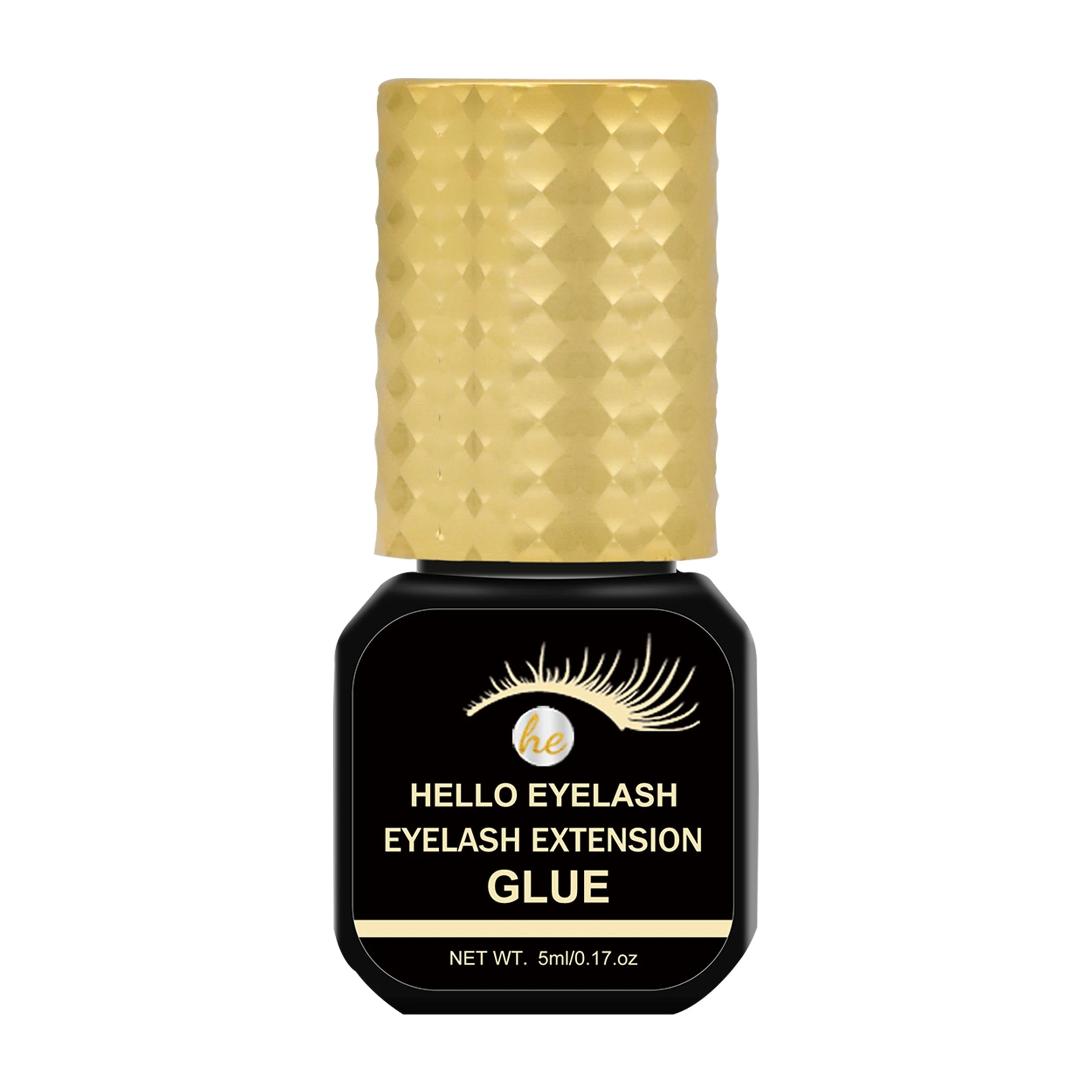 DIY 5ml Fast Drying Strong False Eye Lash Extension Glue Adhesive Retention 7-14 days Low Smell Mink Eyelash Glue at home