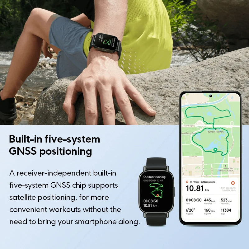 Xiaomi Redmi Watch 5 Lite Global Version 1.96'' AMOLED Screen Mi Smartwatch Bluetooth Calling GNSS 150+ Sport Modes  5ATM