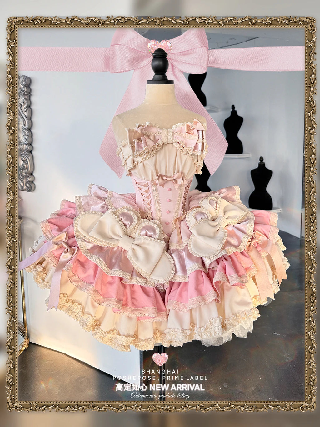 New Girls Birthday Lolita Dress 2026 Spring and Summer Women's Tube Top Satin Bowknot Slim Pettiskirt Short Mini Party Dress