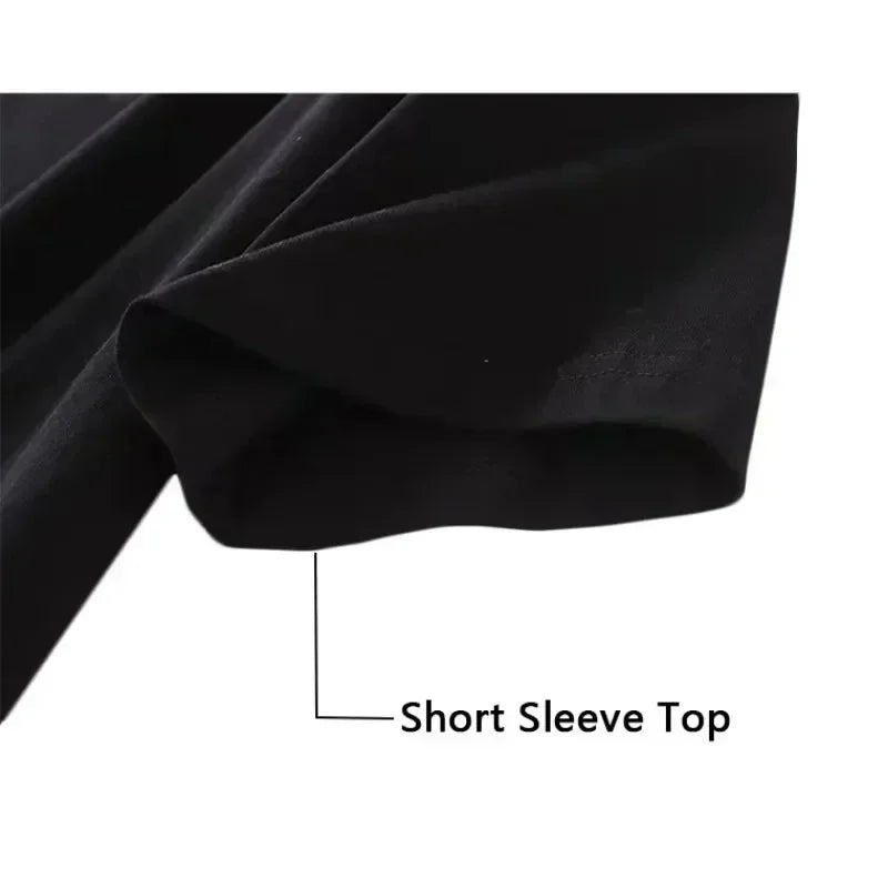2025 Latest Original Pattern Printed Cotton T-shirt Men's Summer Casual Top Short Sleeve Classic Fashion Crew-neck T-shirt