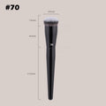 Single Flat Round Tube Flat Head Foundation Brush Concealer Makeup Brush Face Contour Foundation Makeup Tool