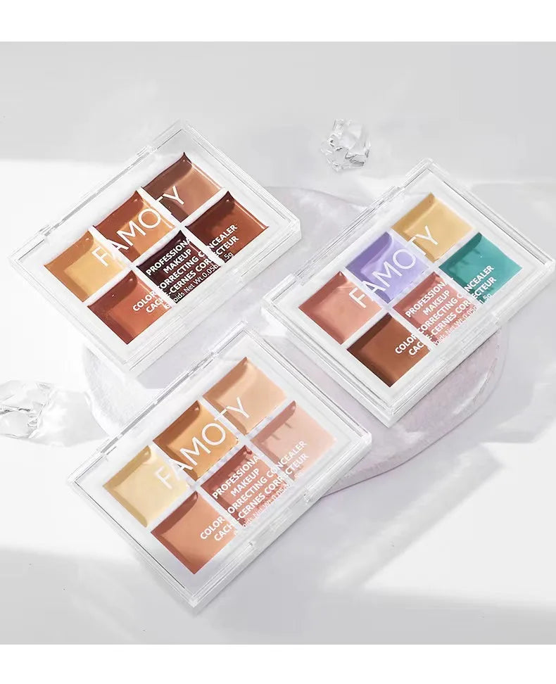 Nine-tone Concealer Spotty Acne Print Dark Eye Circles Tear Gap Brightening Skin Tone Lasts Forever