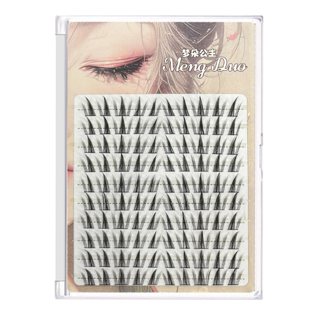 10 Rows 3D Wispy Manga Sunflower Fake Eyelashes Fluffy Volume False Eyelashes Extension for Eye-Lifting Effect DIY Makeup Tools