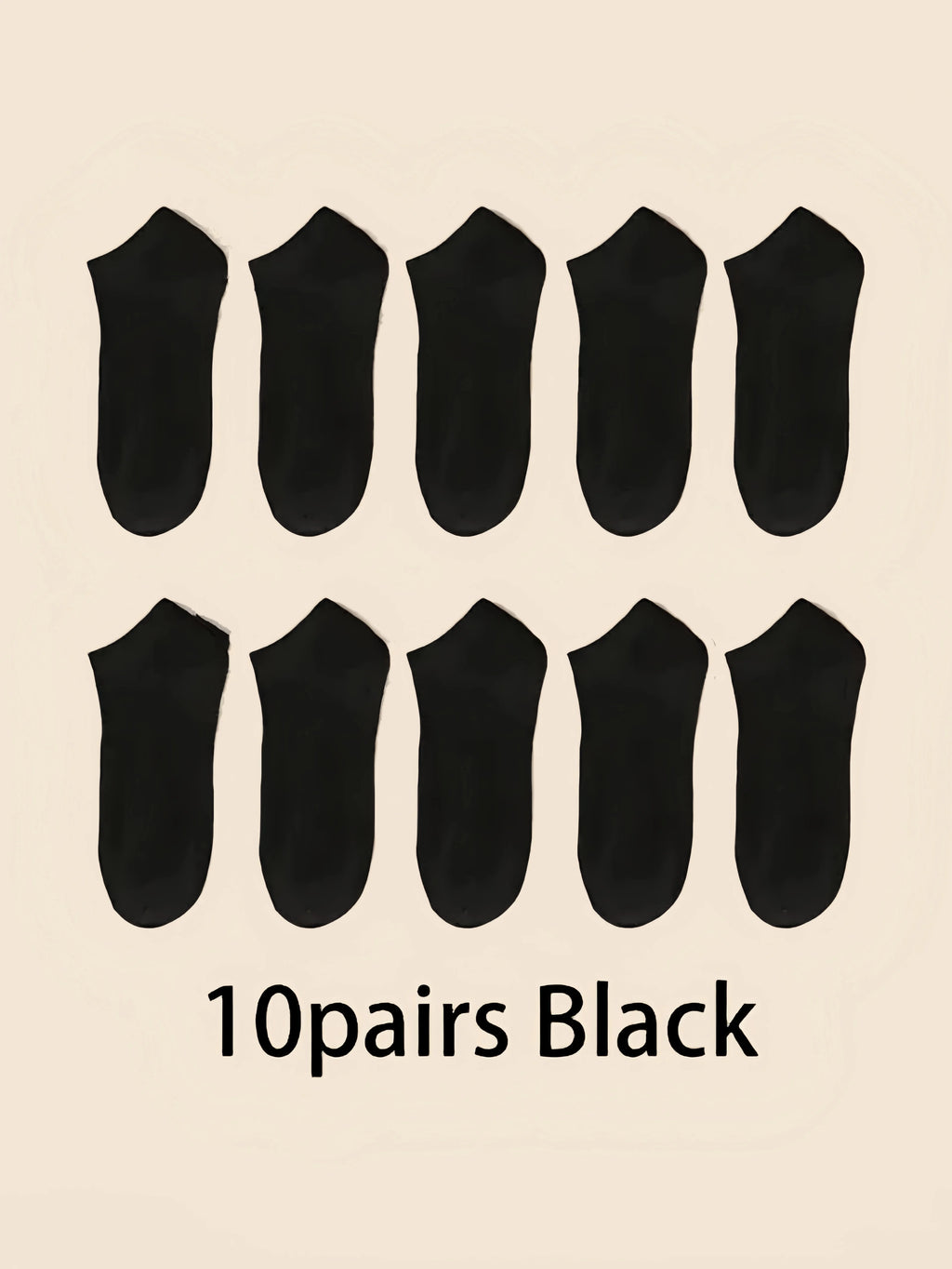 5/10/15 pairs of unisex boat socks, casual black, white and gray men's business socks, sweat-absorbent breathable