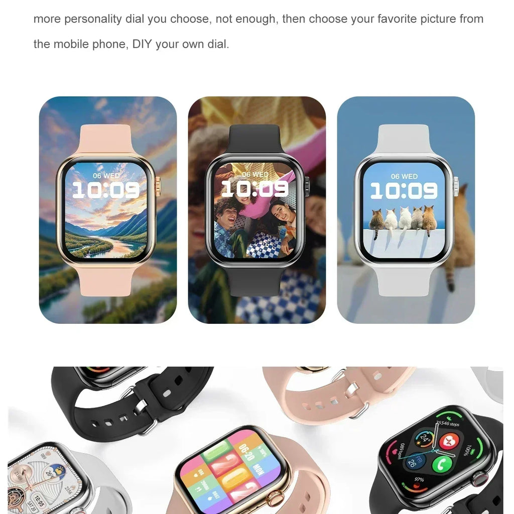 New GPS Smart Watch Series 10 For Apple Watch 10 Memory Music Video Bluetooth Call Waterproof NFC Smartwatch For Android IOS