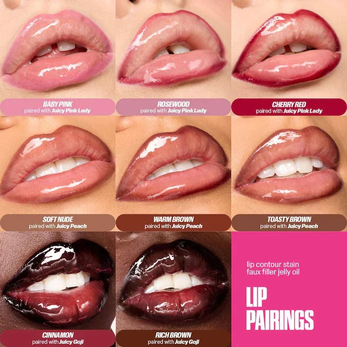 8Color Lip Liner Pen Set Long-Lasting Waterproof Sweatproof Easy Coloring Non-fading Color Rendering Lip Gloss Set Beauty Makeup