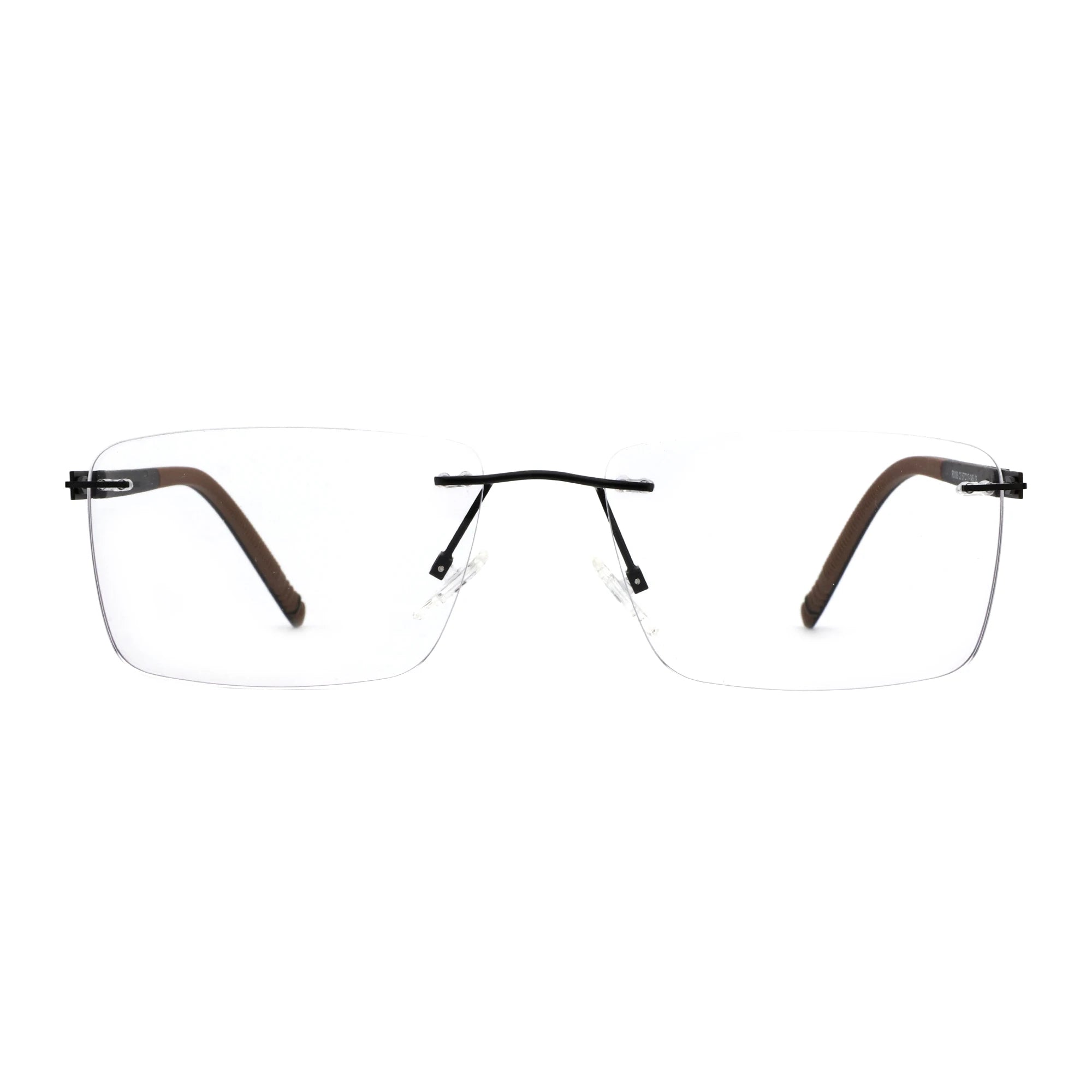ZENOTTIC High-quality Rimless Rectangle Prescription Glasses Anti Blue Light/Photochromic Optical Eyeglasses For Men