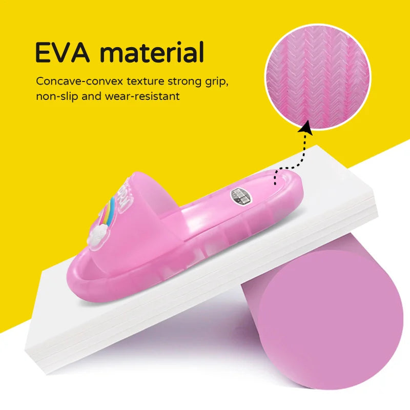 Girl Slippers Children LED Kids Slippers Baby Bathroom Sandals Kids Shoes for Girl Boys Light Up Shoes Toddler