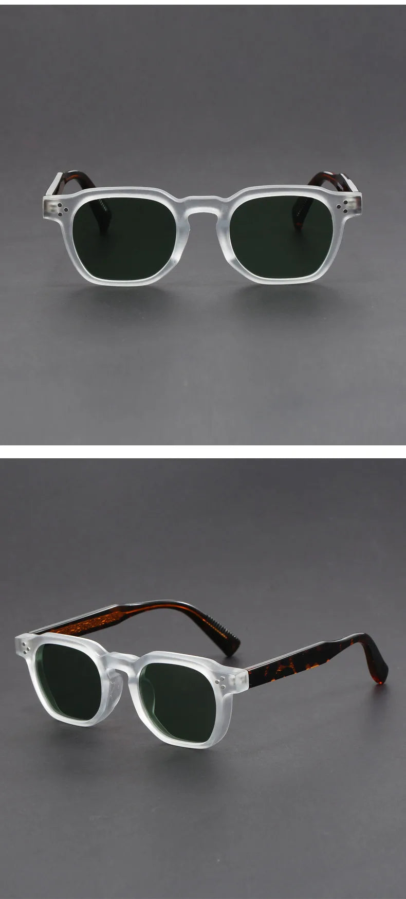 Boho Retro Polarized Sunglasses for Men Frame Polygonal Women's Sunglasses Outdoor High Quality Travel Glasses